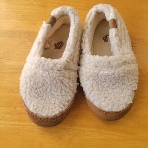 Cozy White Kids Shoes